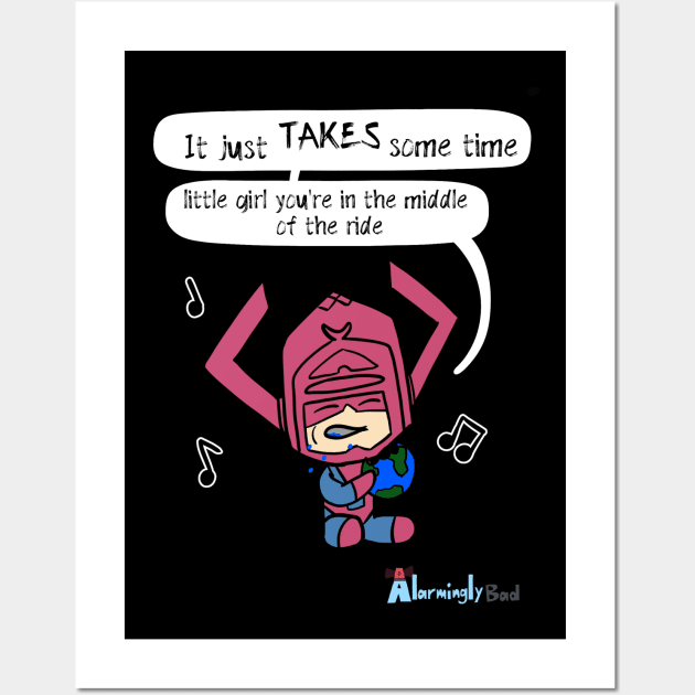 Galactus Eat World Wall Art by AlarminglyBad